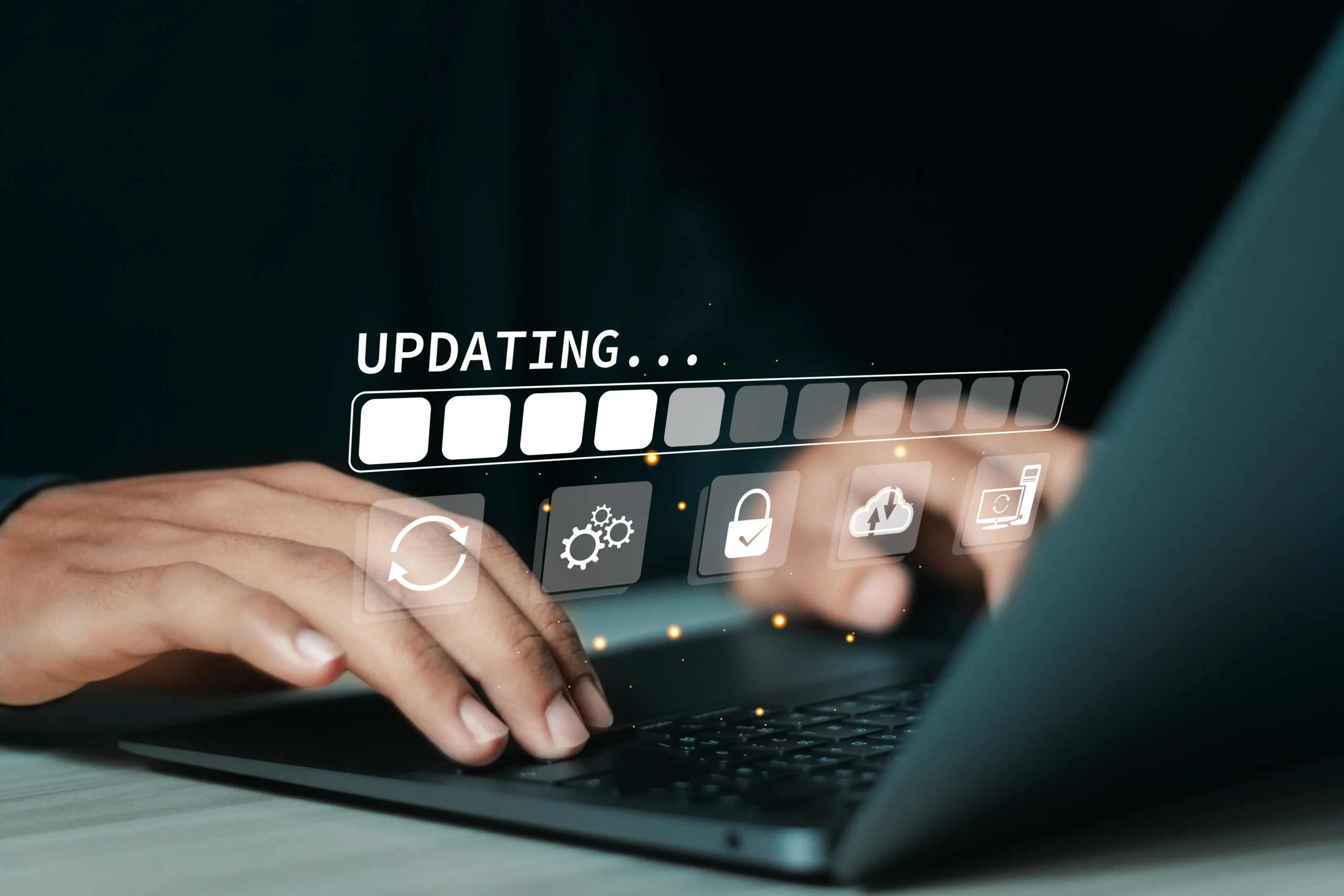 user-use-laptop-with-updating-progress-bar-virtual-screen-update-operating-system-with-new-versions-improve-software-updates Banner Access Cover Renewal